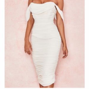 House of CB ivory dress. Never worn, original price tags on.